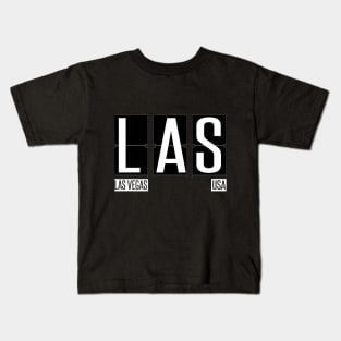 LAS - Las Vegas Airport Code Souvenir or Gift Shirt Kids T-Shirt